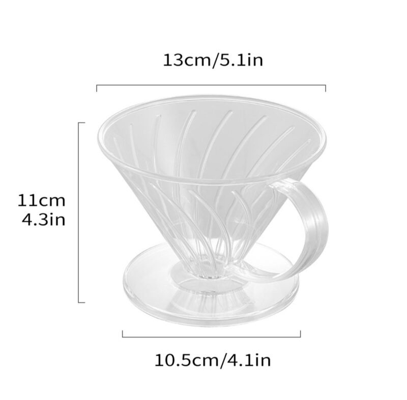 S-Cafe Premium Plastic Coffee Dripper-Pour Over Coffee Maker