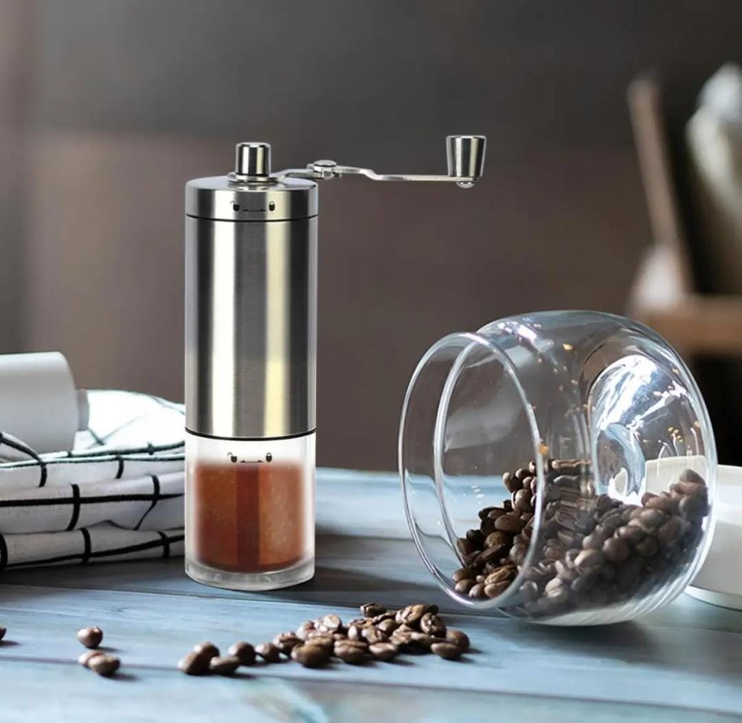Portable Manual Coffee Grinder with Ceramic Burr