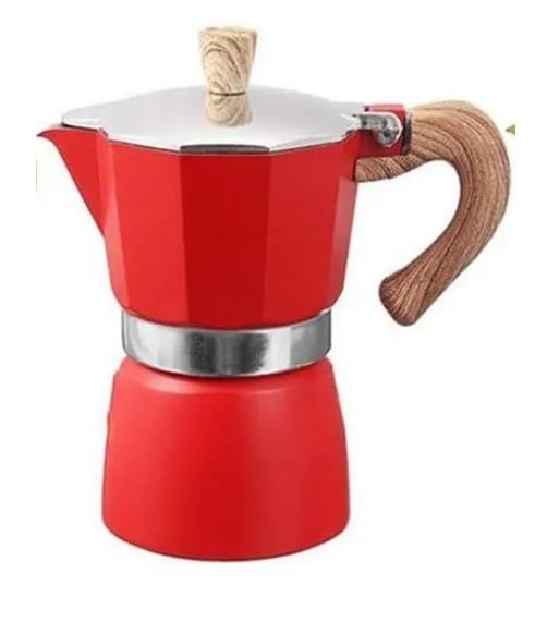 S-Cafe Premium Moka Pot (300Ml) - Red