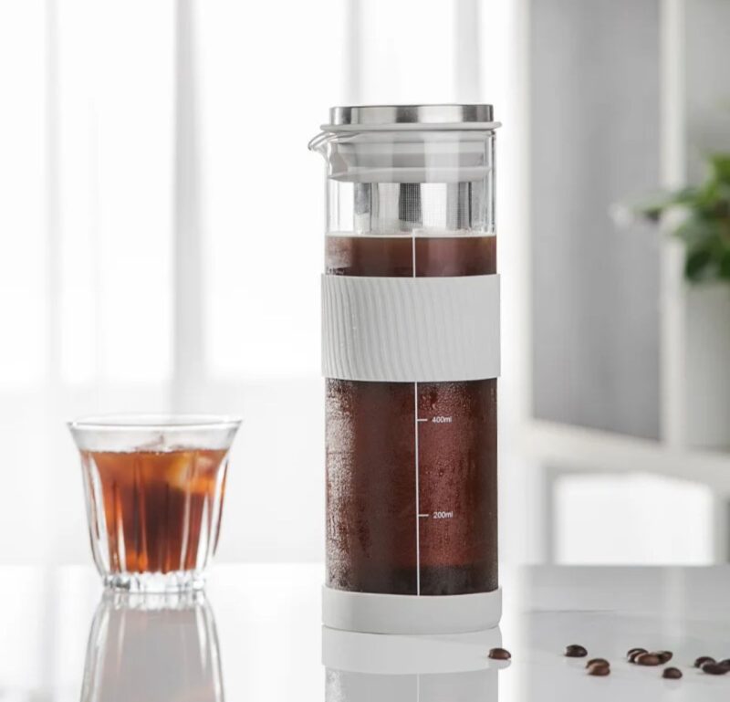 Portable Airtight Cold Brew Iced Coffee Maker Tea Infuser - 800ml