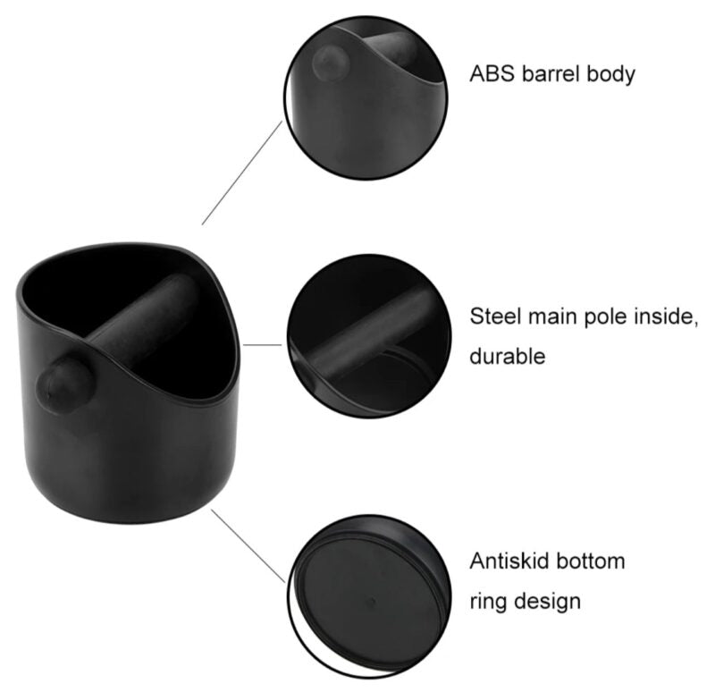 Coffee Knock Box Small-Black