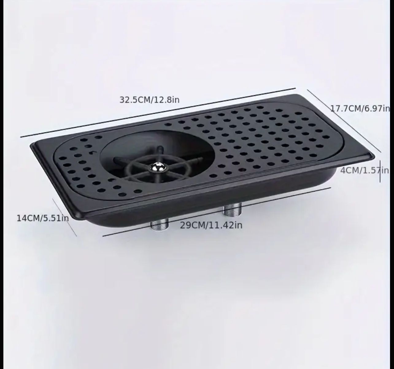 Metal Sink Glass Rinser Stainless Steel