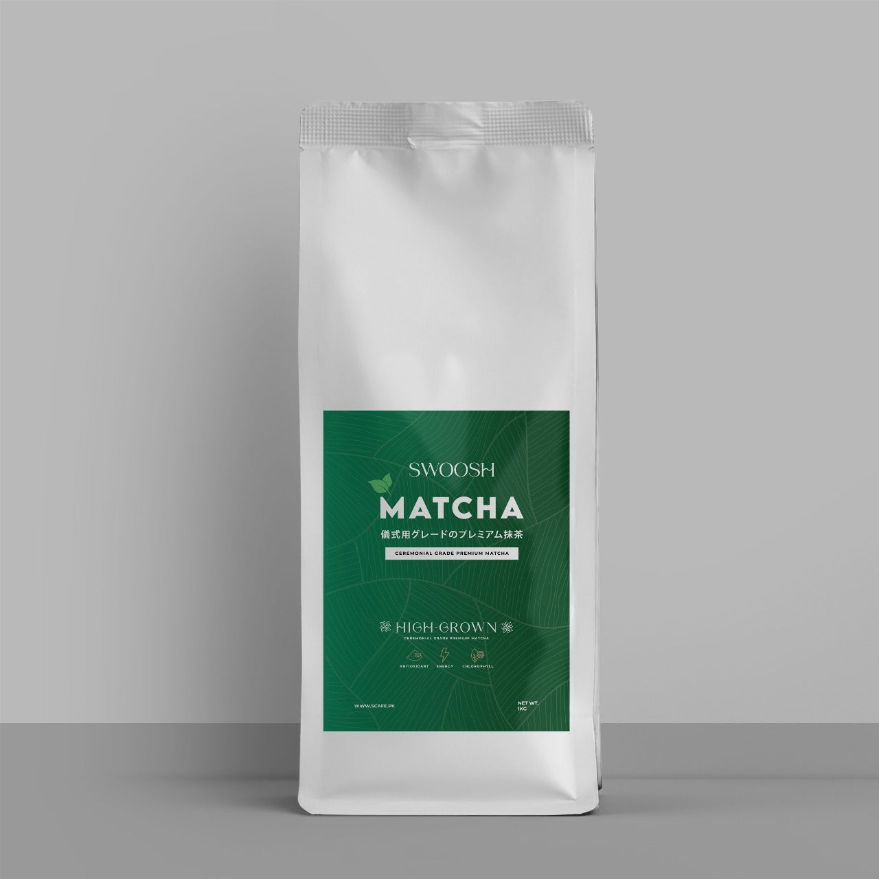 Swoosh Ceremonial Grade Matcha 250g authentic Japanese Matcha tea powder for lattes and ceremonies - S Cafe Pakistan