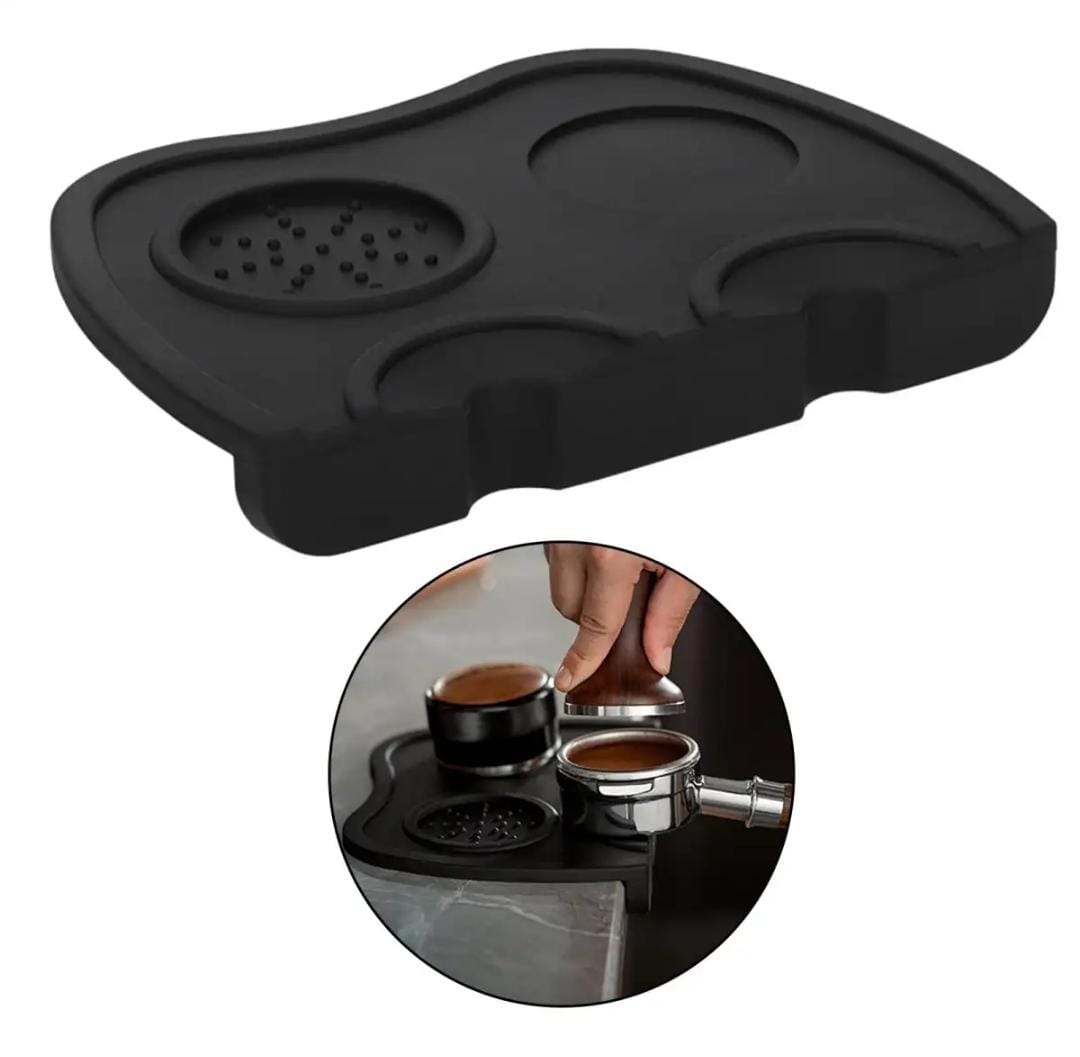 Anti Slip Espresso Mat (Black) for Tamp