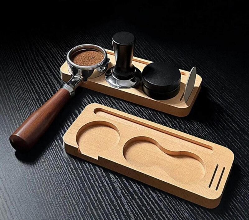 Professional Coffee Tamper Holder, Distributor Base for Home and Cafe Coffee Stations