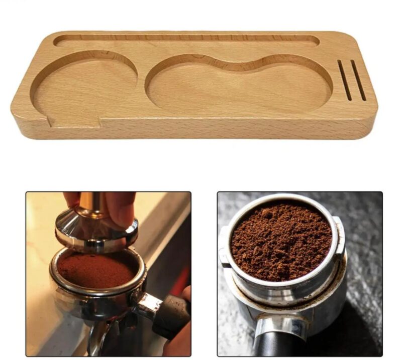 Professional Coffee Tamper Holder, Distributor Base for Home and Cafe Coffee Stations