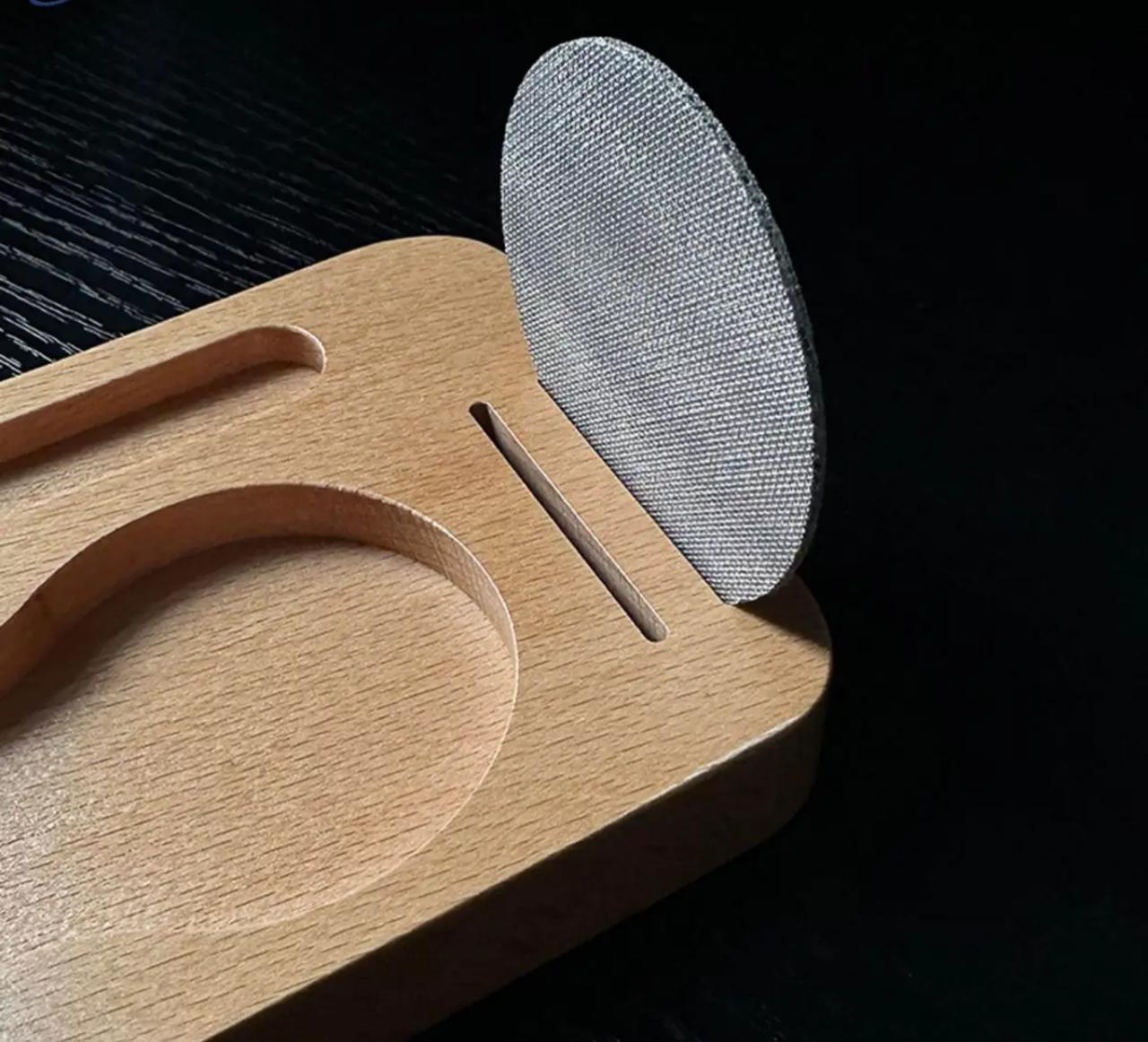 Professional Coffee Tamper Holder, Distributor Base for Home and Cafe Coffee Stations