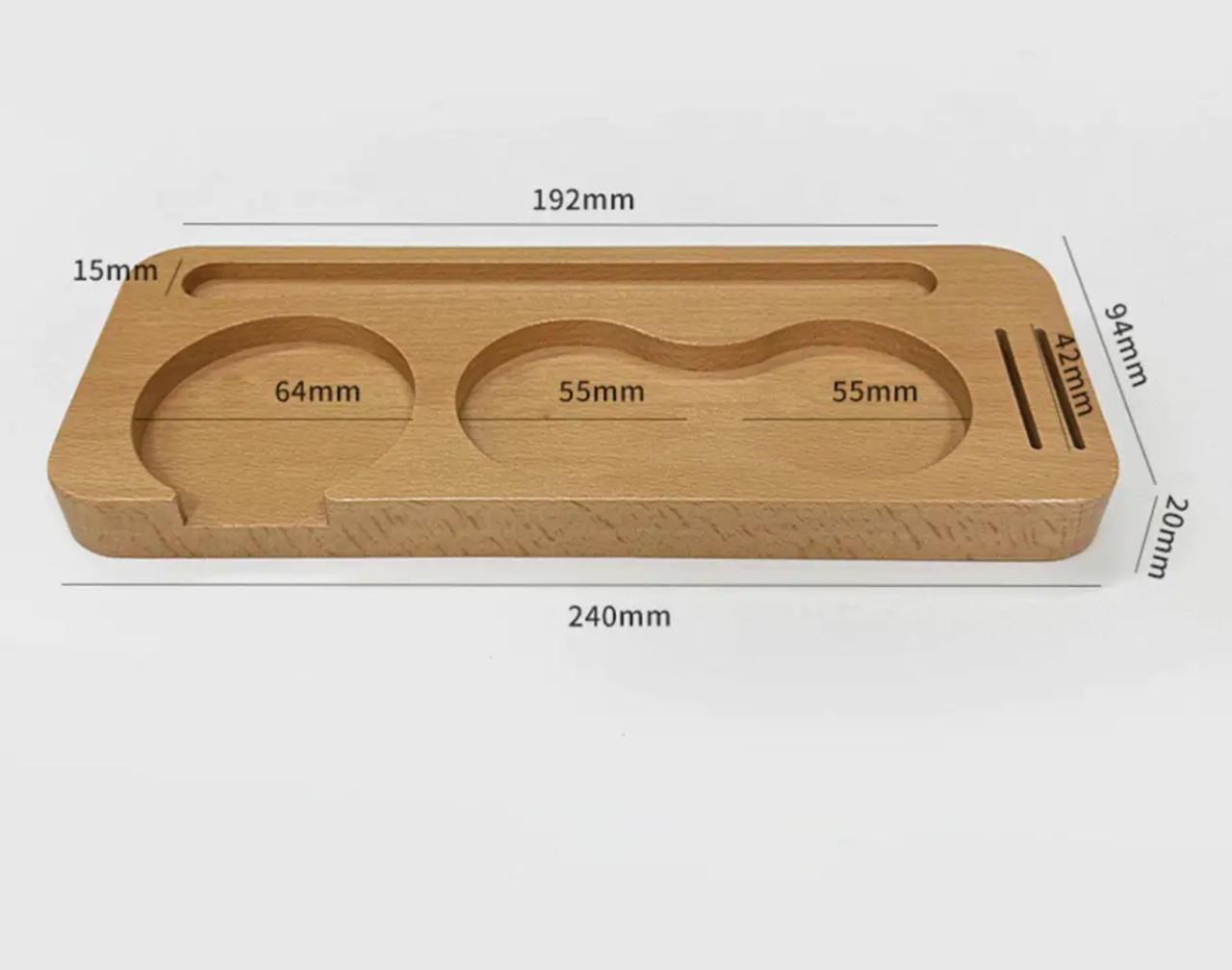 Professional Coffee Tamper Holder, Distributor Base for Home and Cafe Coffee Stations