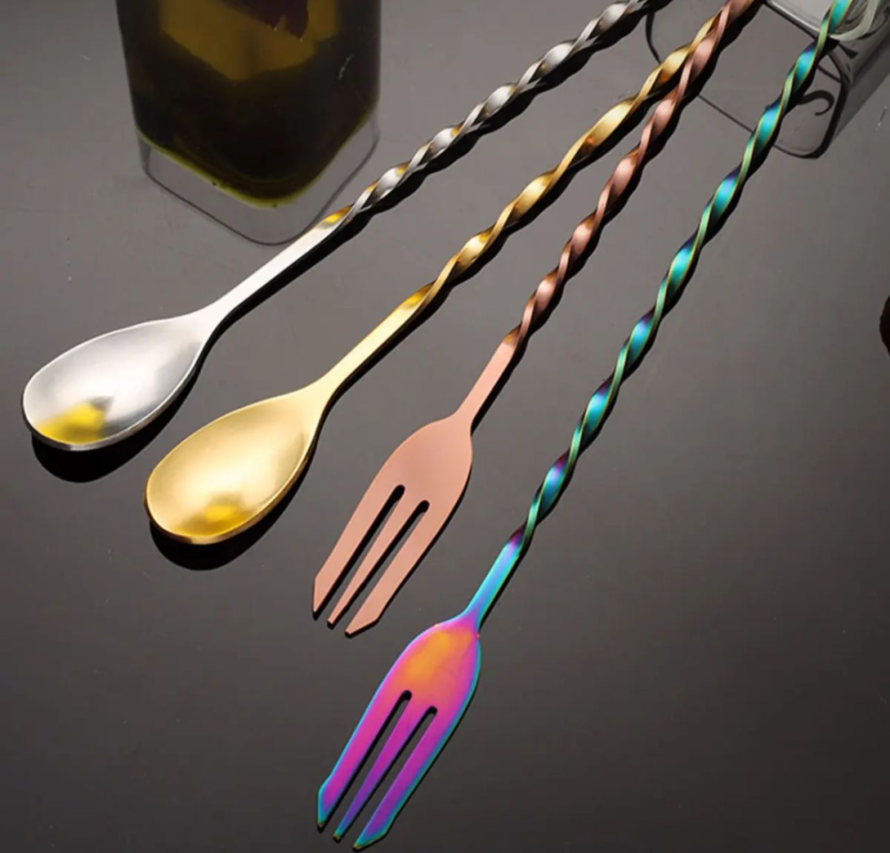 Long Bar Spoon Stainless Steel