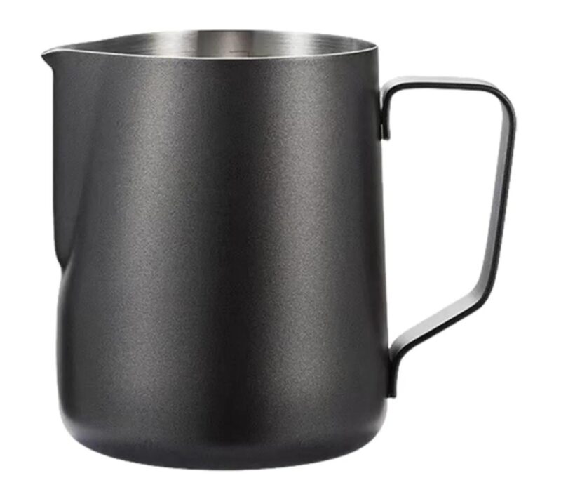 Premium Quality Teflon Coated Milk Frothing Pitcher-600ml - Black