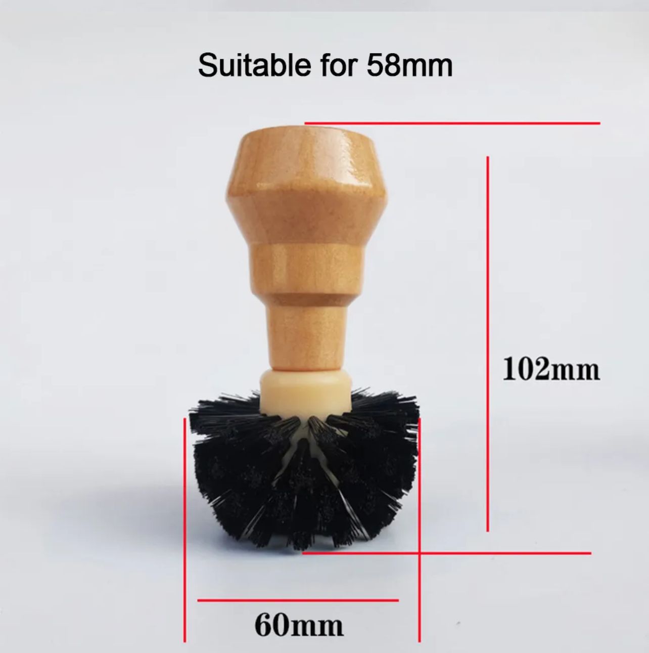 Coffee Portafilter Cleaning Brush - 51/53/54/58mm
