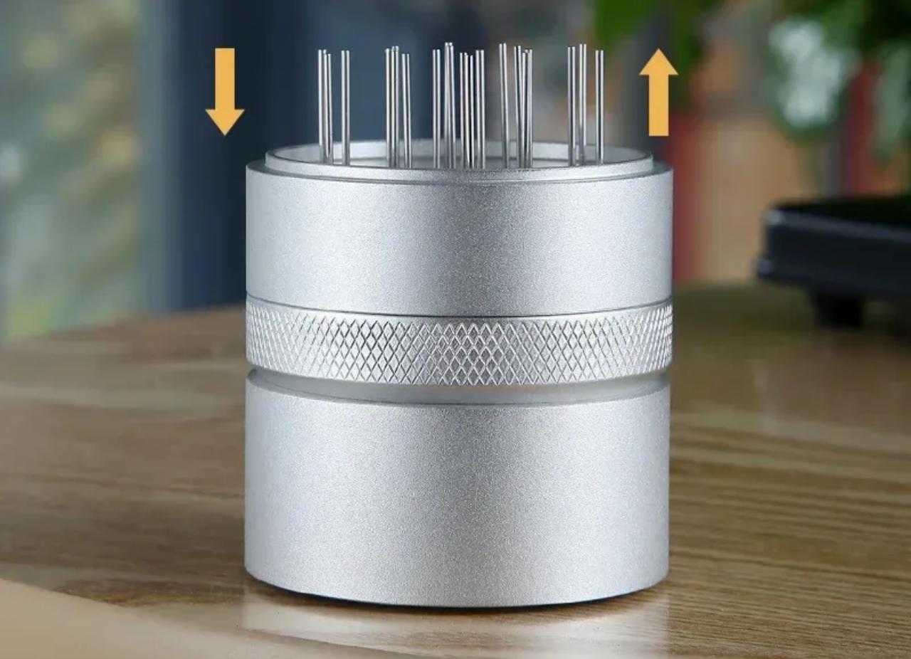 Coffee Needle Distributor Tamper 304 Stainless Steel Coffee Needle 58mm