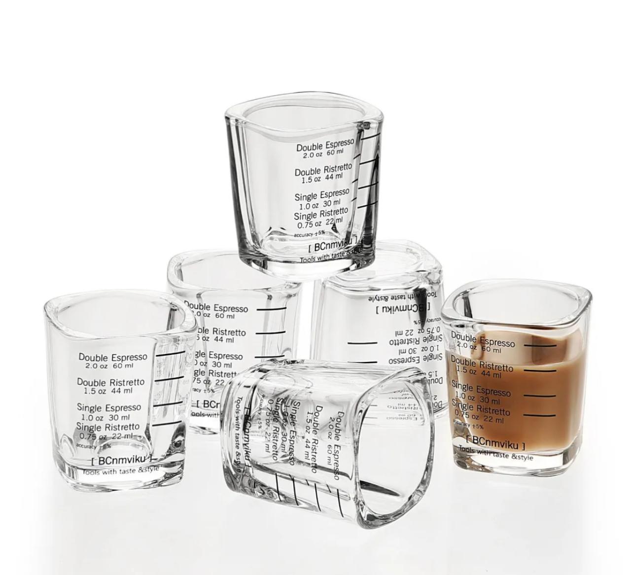 Espresso Measuring Shot Glasses
