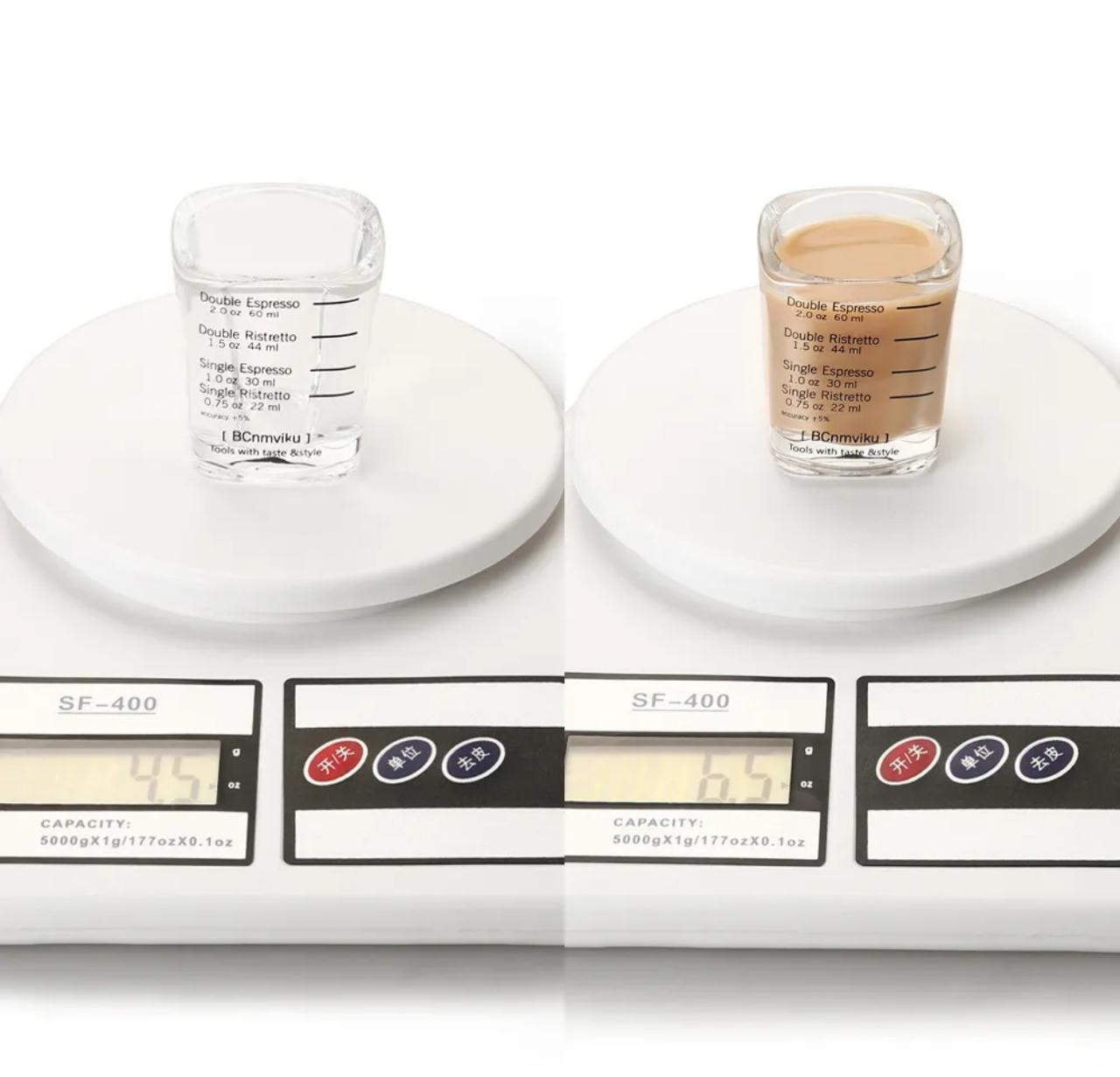 Espresso Measuring Shot Glasses