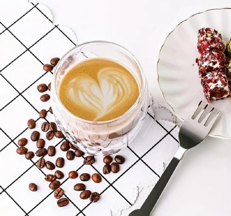 Double walled espresso cups-set of 6