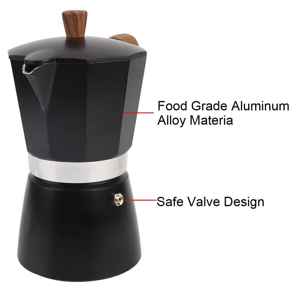 S-Cafe Premium Moka Pot (300Ml) - White