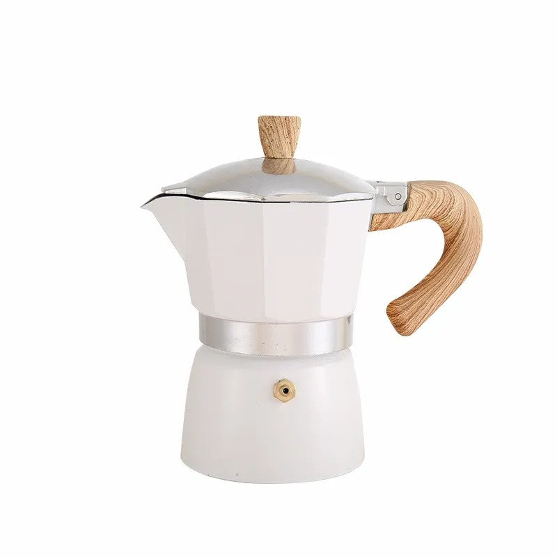 S-Cafe Premium Moka Pot (300Ml) - White
