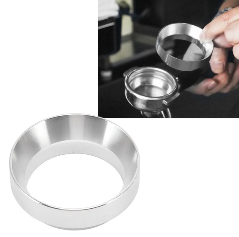 51mm Portafilter Dosing Ring, Dosing Funnel for Delonghi Dedica and others