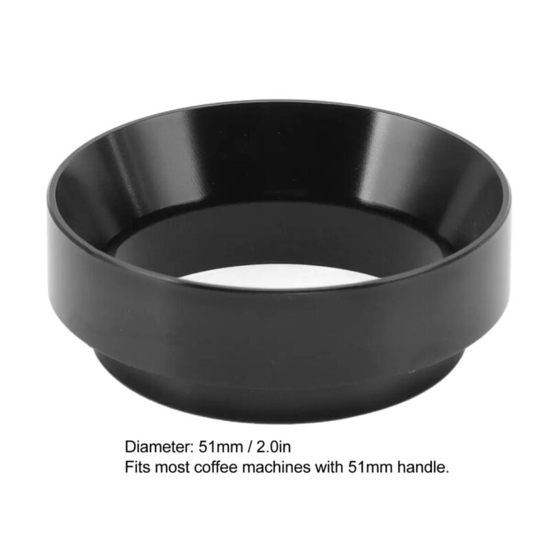 51mm Portafilter Dosing Ring, Dosing Funnel for Delonghi Dedica and others