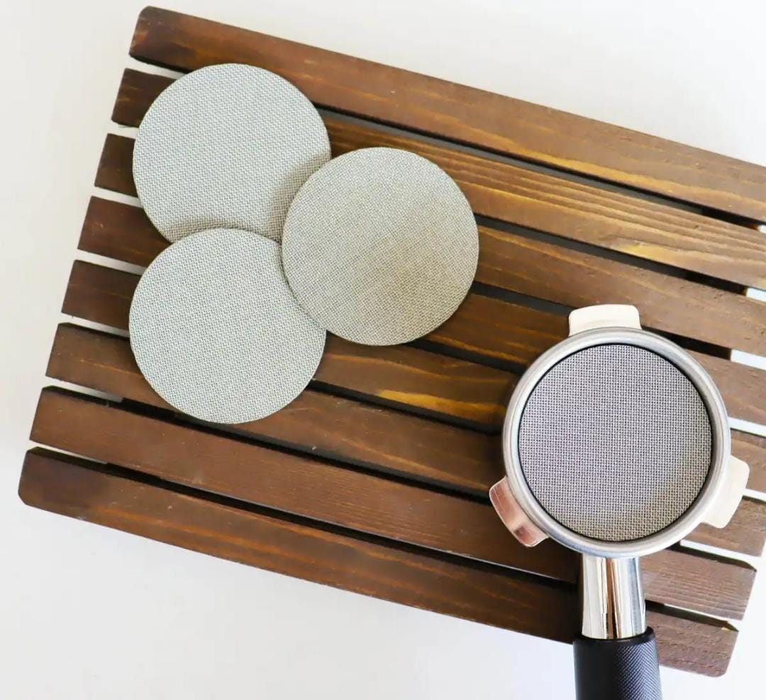 Espresso Mesh Puck Screen for 51mm, 53mm, 58mm Group Handle - 58mm