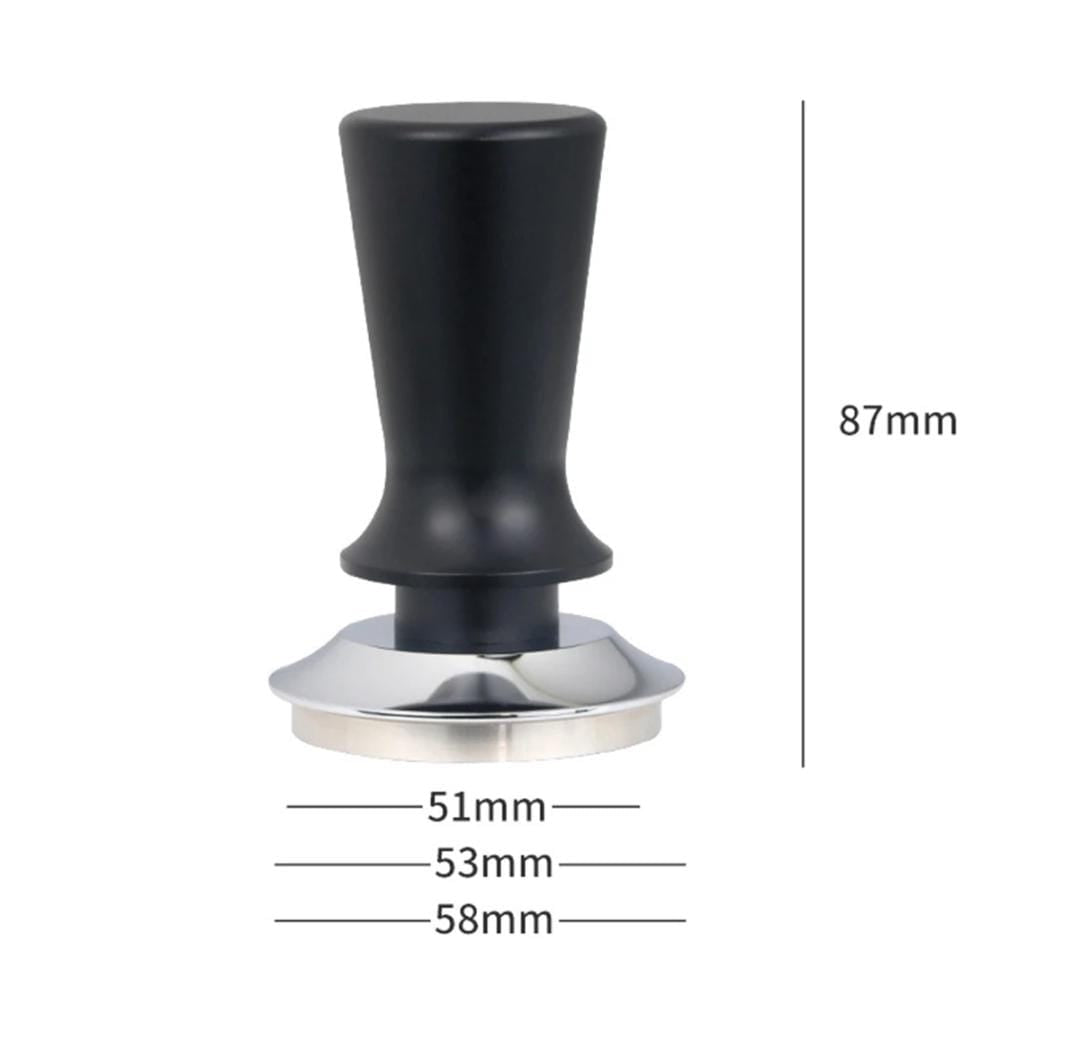 Adjustable Calibrated Coffee Tamper Stainless Steel for Cafe, Office, Home - 58mm
