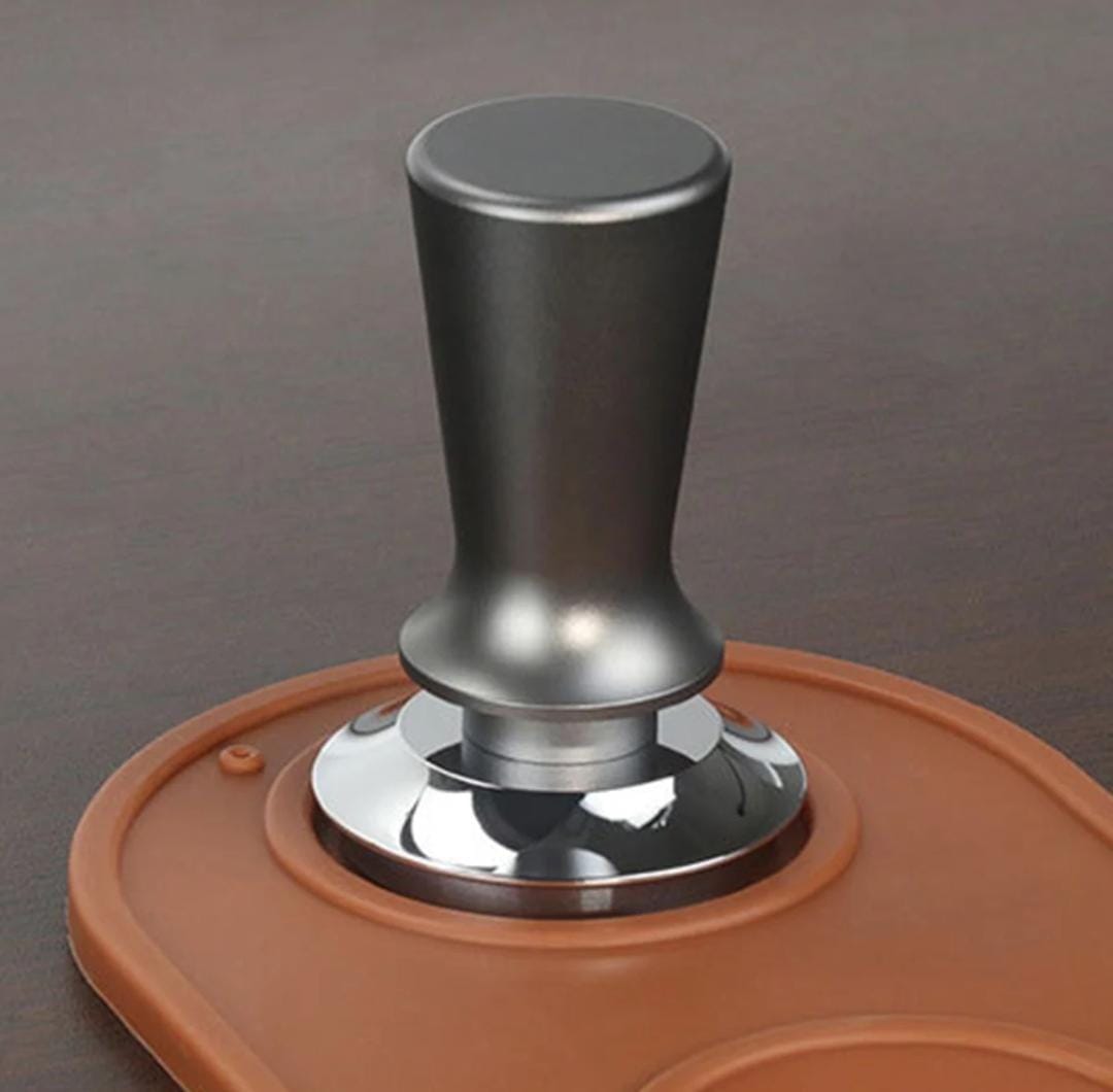 Adjustable Calibrated Coffee Tamper Stainless Steel for Cafe, Office, Home - 58mm