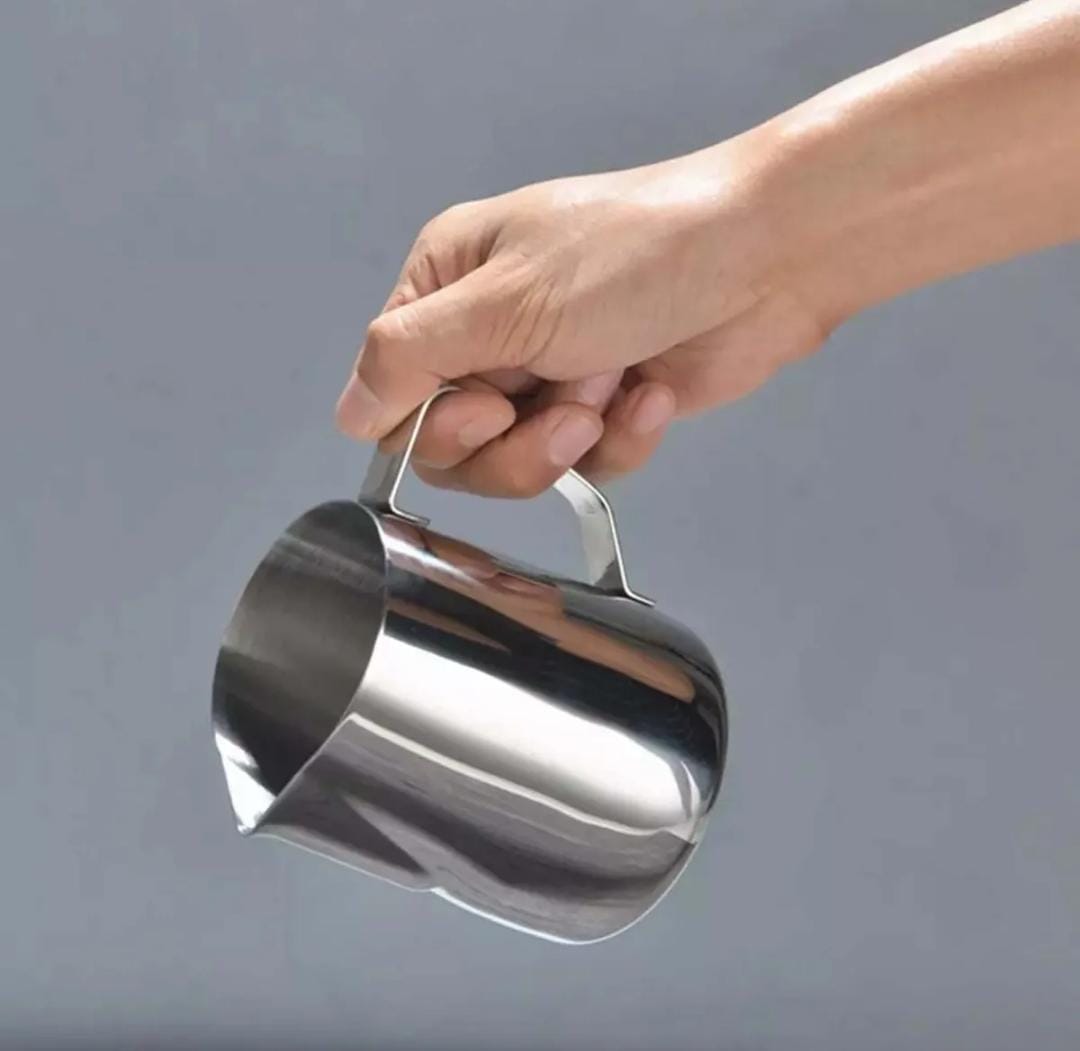 Stainless Steel 304, Milk Frothing Mug, Milk Frothing Pitcher for making Coffee Latte/Cappuccino Art - 550ml