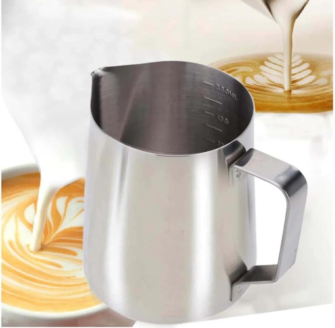 Stainless Steel 304, Milk Frothing Mug, Milk Frothing Pitcher for making Coffee Latte/Cappuccino Art - 550ml
