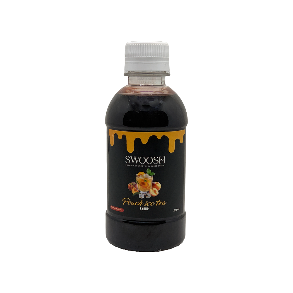 Swoosh Peach Ice Tea Syrup